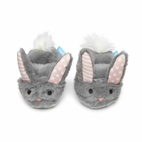 Bark Itty & Bitty Bunny Slipper Dog Toy - XS/S - Gray